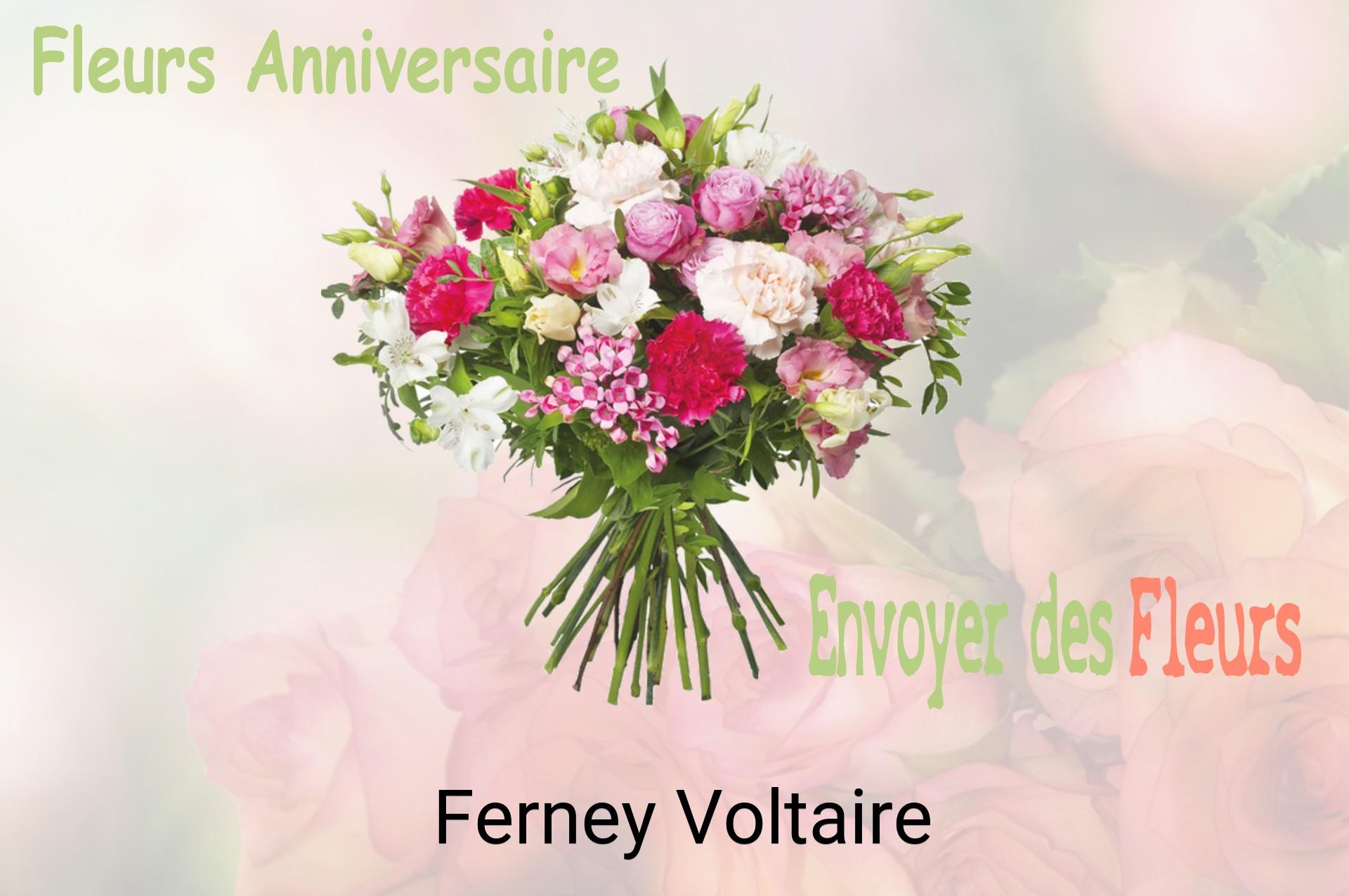 Bouquet de fleurs d’anniversaire livré à Ferney-Voltaire